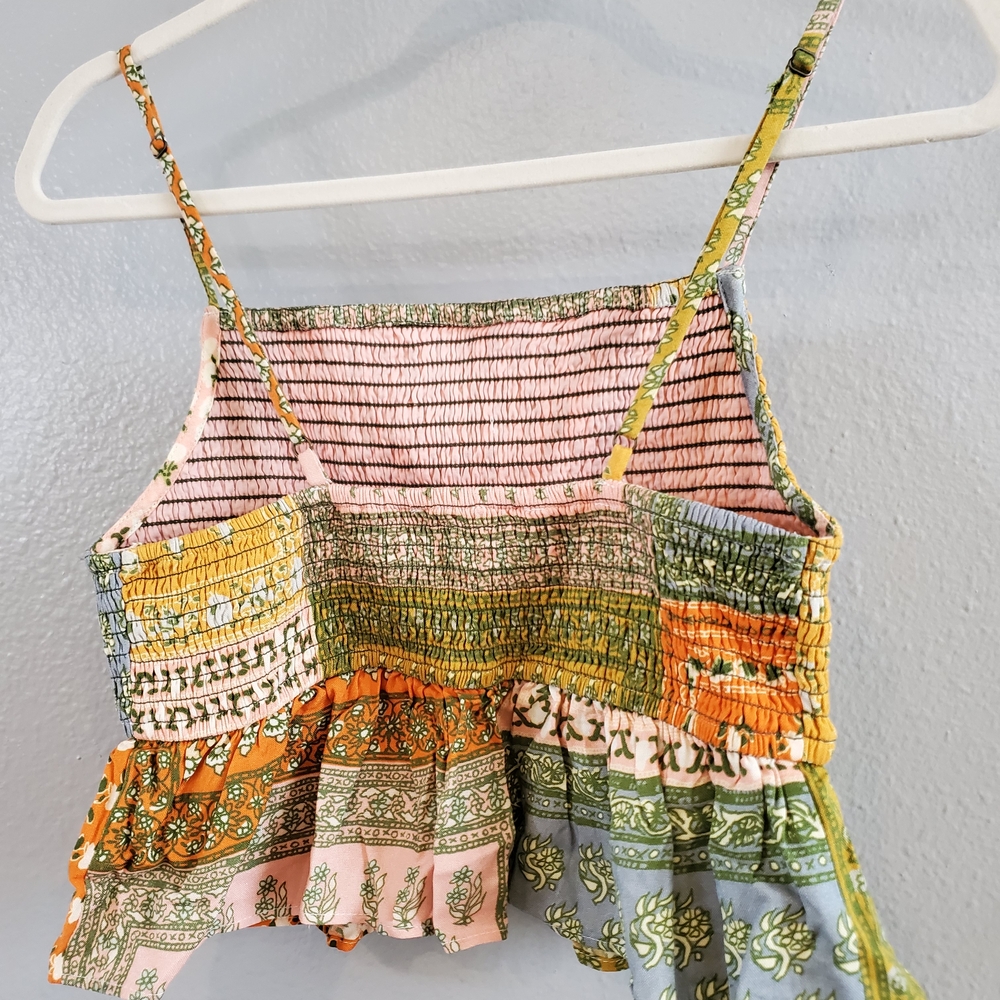 Jen's Pirate Booty Wild Side Smocked Crop Top - Picture 3 of 4